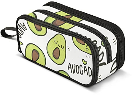 J JOYSAY Avocado-Federmäppchen, große Kapazität, Federmäppchen, für Mädchen, Jungen, Marker, Aufbewahrung, Mehrzweck-Reisetaschen für Jugendliche, Erwachsene, Studenten