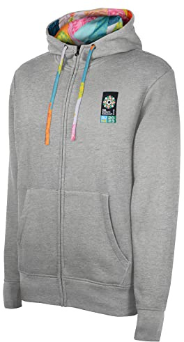 FIFA Felpa con Cappuccio Ufficiale della Coppa del Mondo di Calcio Femminile 2023 con Cerniera, Grigio mélange Felpa con Cappuccio Unisex - Adulto (Pacco da 1)