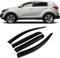 MIYUNI pour KIA Sportage R 2011-2016 4 Pièces Déflecteurs Vent Fenêtre LatéRale Voiture, Avant ArrièRe Fenêtre Latérale Pare-Pluie Pare Soleil Sortie FuméE Accessoires Auto