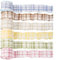 Pandahall 24 m Büffel-Karo-Geschenkband, Schottenkaro-Muster, Spitzenrand, Gingham-Band, zum Verpacken von Geschenken, Kranz, Schleifen, Weihnachten, Zuhause, Party-Dekoration