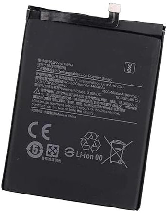 Backupower - Batteria di ricambio BM4J, compatibile con Red Mi Note 8 PRO M1908C3JE, 3,85 V, 4400 mAh/16,9 Wh