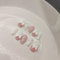 IJRMTVWO Handmade Wearing Nail Pink bow cute manicure Nail Patch Wearable Nail Removable reusable 10PCS