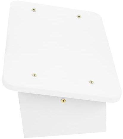 jojofuny Repose-Pieds pour sous Le Bureau Au Travail Repose-Pieds Antidérapant sous Le Bureau Repose-Pieds en Bois pour Bureau À Domicile (Blanc)