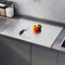 316 Stainless Steel Chopping Boards,Chopping Boards for Kitchens,Cutting Board,Worktop Saver,Large Chopping Board 40 * 30cm