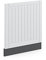 Vicco Frontblende Fame-Line, Weiß Landhaus/Anthrazit, 60 cm, AP Anthrazit