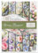 ITD Collection - Reispapier Decopatch - Decoupage Papier - Motivpapier für Serviettentechnik - Rice Paper Sheets - A4 29,7 x 21 cm - Spring Bouquet - RP-070