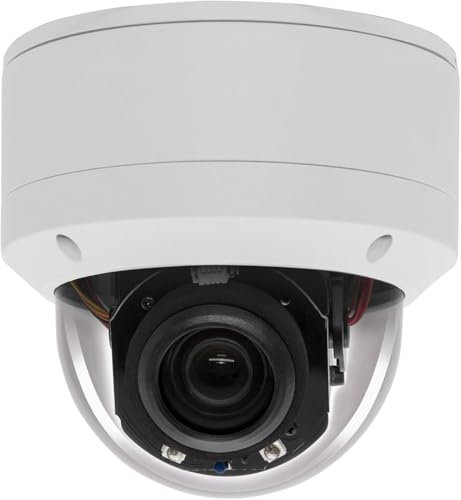 Vonnision IP Security 4K 8MP H.265 POE PTZ Dome Camera, 5X Optical Zoom, 2.7-13.5mm Lens, Indoor/Outdoor Network IP Camera, Pan 355° Tilt 90°, IP66 Waterproof, 98ft Night Vision, Motion Detection