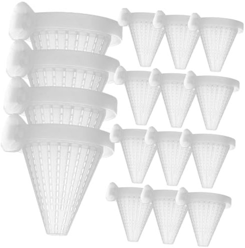 Hohopeti 25pcs Fisch Tank Feeder Rot Feeder Kunststoff Fisch Feeder Mit Tasse Für Aquarium