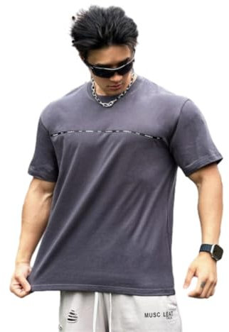 Freizeithemden Für Herren Freizeithemden Kurzarm Für Atmungsaktiv Herren Short Sleeve Shirt Herren Leichtes Sommerhemd Herren Leinenhemd Kurzarm Herren N-Grey4 XXL