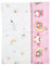 Baby Delux Wickelauflage Wickelunterlage 60x75 cm weiche Wickeltischauflage Baumwolle wasserdicht waschbar (Eule rosa)
