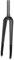 KLYso Forcella Carbonio For Bicicletta 700C QR 9mm/100 * 12mm Perno Passante Forcella Rigida Parti Forcella For Bici Strada Forcella 1 Tubo Dritto Forcelle In Fibra Carbonio Completa(BKA)