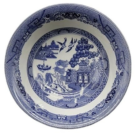 GIJMZY Ensemble Vaisselle en Grès Service de Table élégant de Style Anglais, Assiette à Petit-déjeuner en céramique, Plats de bœuf, Plat à Dessert, Bol à Soupe(6 inch Bowl)