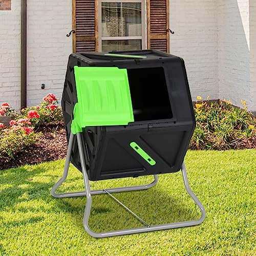 Rasen & Garten, Gartenarbeit, Kompostierung, Komposter, Tumbling Composter 60x58x74 cm, 105 L Polypropylen