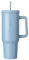 Vinsun Tumbler Mug 40oz - Edelstahl Thermobecher 1200ml mit Strohhalm und Henkel - doppelwandig isoliert für Kaffee, Tee, Eiskaffee - Isobecher für Urlaub, Büro, Uni