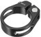 PATIKIL 34.9mm Cycles Bike Seat Post Clamp, Aluminum Alloy Seat Tube Clip Bike Quick Release Clamp for Mountain Bike Road Bike Gear Track Bike Folding Bike Black
