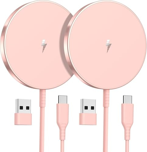 OANDYS For MagSafe Charger 2 Pack 15W Fast Magnetic Wireless Charger