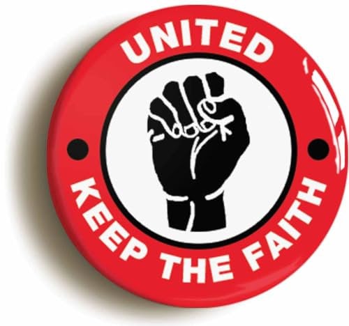 United Keep The Faith Northern Soul Fridge Magnet (Circular 2inch / 50mm Diameter)