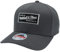 Mitchell & Ness Classic Red Raised Rubber Logo Snapback Baseballkappe Cap, Charcoal