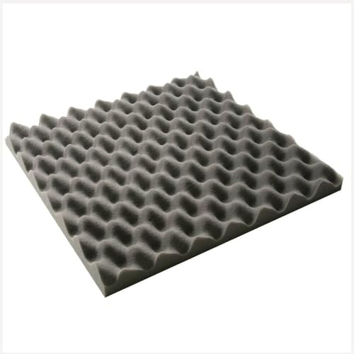 Premium Noppenschaumstoff zur Schall- und Raumakustik-Dämmung – individuelle Maße wählbar – Akustikschaumstoff zur effektiven Schalldämmung (40x200 cm)