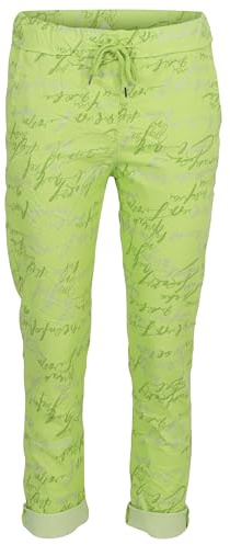 Malito - Damen Sweatpants - Sommerhose aus Baumwollmix - leichte Freizeithose - Jogpants Unifarben/Pop Art SP500 - One Size