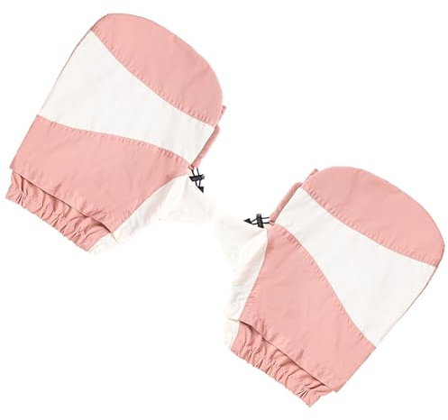 Hitburu Motorrad Lenker Muffen,Motorrad Fahrrad Lenkergriffe - Abnehmbares Innenfutter Handschutz Für Roller Schneemobil Quad Alle Jahreszeiten