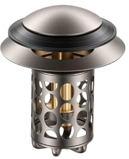 INF Universal Pop-Up Waschbeckenfilter mit Anti-Geruchsfunktion - Passend für 33-40mm Abflusslöcher