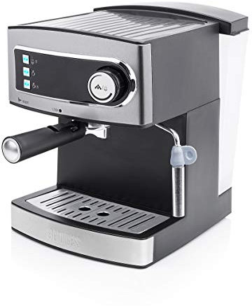 Princess Princess máquina espresso 15 bar 01.249407.01.001 000 plateado/negro