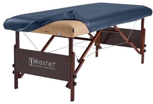 Master Massage Abwischbarer Schutzbezug Uberzuge aus PU Leder für Olreiche Massageliege-Königsblau