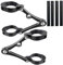 iSpchen 1Paar Scheinwerferhalter Motorrad Scheinwerfer Halterung Lampenhalter Schelle Halterung rohr Klemmhalterung Motorradscheinwerfer Montagehalterung mit Unterlegscheiben,gabel 39-41mm Motorrad