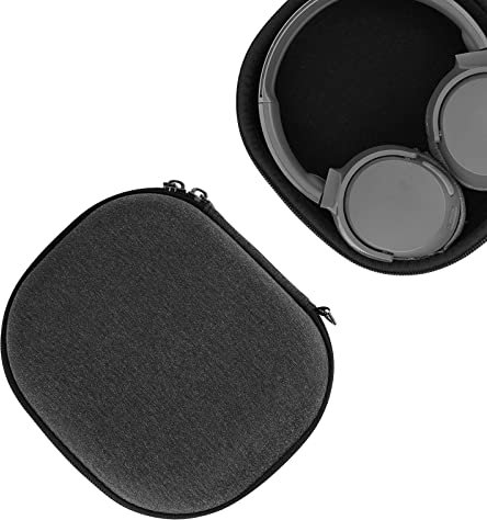 Kingshion Custodia rigida per cuffie Sony MDRZX110NC, MDR-ZX110, MDR-ZX300, borsa da viaggio compatibile con Sony MDR-ZX300, MDR-ZX310, MDR-ZX330BT (grigio scuro)