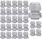 Gebildet 30Stücke PG13.5 IP68 wasserdichte Kabelverschraubung M20 x 1.5, 6-12mm, mit Gegenmutter Kunststoff, Kabelsteckverbinder Verstellbare, Kabelverschraubungen Gelenke (Weiß)