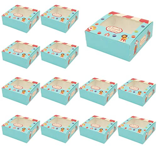Fayemint 20 Stück Cupcake Muffin Box, Paper Cake Boxes, Gebäck Geschenkbox, für Kekse, Kuchen, Gebäck, Pralinen und Andere Kleine Geschenke
