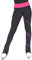 NISMIA Frauen Eiskunstlauf Crystal Frauen Mädchen Rollkunstlauf Leggings, Damen Thermal Schlittschuh-Training Hose Eiskunstlauf Bekleidung mit Glitzer-Kristallen (Color : B, Size : 130cm)