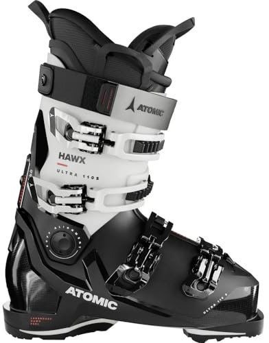 ATOMIC Snowboardboot Hawx Ultra 110 S GW BLK/WHT 000-27 - Unisex, Modern, Schwarz/Weiß, Polyurethan (PU), Wasserresistent, Halbhohe Wadenhöhe, Schnürung