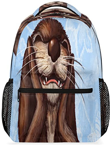 Shy Seals Laptop-Rucksack Reisetasche Basic Durable Daypack Große Kapazität Reise Essentials Zubehör für Männer Frauen Erwachsene, Schüchterne Robben, Schüchterne Robben