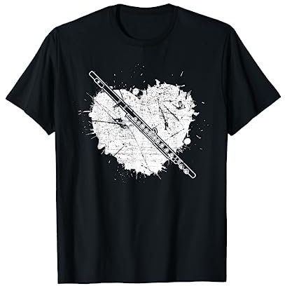 Querflötist Querflöte T-Shirt