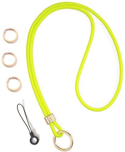 SENLLY Llavero Cordón de Cuello, Diseño Minimalista Original Acollador Correa para el Llaves