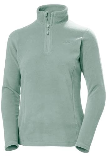 Helly Hansen Damen W Daybreaker 1/2 Zip Fleece Baselayer Jacket, 489 Cactus, M EU