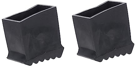 2pcs Ladder Foot Cover Rubber Ladder Caps Ladder Feet Attic Door Rubber Ladder Protector Extension Telescoping Ladder Attic Ladder Leg Protectors for Chairs Non-slip Furniture Legs