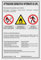GLOBAL CARTELLO SEGNALETICO - SERBATOIO INTERRATO GPL - NORME DI COMPORTAMENTO - Adesivo Extra Resistente, Pannello in Forex, Pannello In Alluminio (20x31 cm, Alluminio)