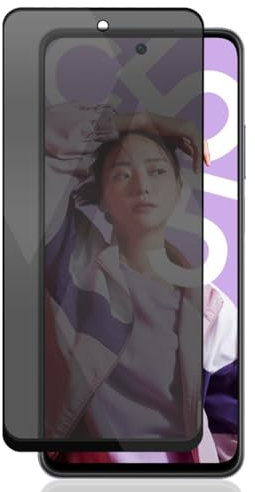 Zerrshoo Protector Pantalla para Realme C55, Realme C55 Cristal Vidrio Templado Antiespia 1 Piezas, 9H Dureza Vidrio, Privacidad Protector Cristal para Realme C55 Templado Pantalla