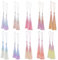 Bewudy Mini Quasten Anhänger, 14cm Lesezeichen Quasten mit Kordelschlaufen, 20pcs Weiche Bunte Quasten 10Farben Handgefertigtes Quasten für Schmuckherstellung DIY Bastelzubehör Wohnkultur(Mehrfarbig2)