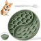 ELUBLU Gamelle Anti Glouton,avec Tapis AntidéRapant Gamelle Anti Glouton Chien Grande Taille,avec Brosse,Silice Gamelle Anti Glouton Chien Convient Aux Aliments Secs Et