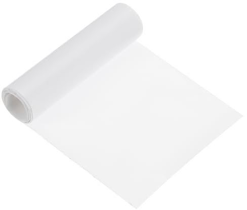 PATIKIL Fabric Patches 63x4 Inch, Iron-on Nylon Roll Fabric Patches for Clothing Waterproof Clothing Repair Decoration Kit Adhesive Fabric Patches, White