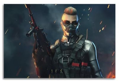 YIHAIKAI Poster Shooting Game Call of Duty Modern Warfare Cold War Poster Dekorative Malerei Leinwand Wandposter und Kunstdruck Moderne Familie Schlafzimmer Dekor Poster 30 x 45 cm