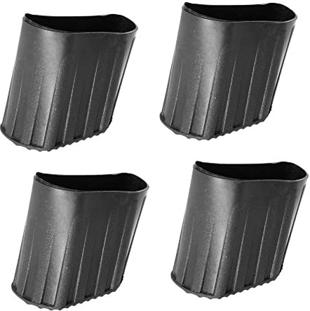KONTONTY Teleskopleiter Fußabdeckungen 4 Stück Rutschfeste Leiterfußpolster Aus Gummi Leiterfußschutz Für Multifunktions Und Klappleitern Bodenschutz Für Innen Und Außenbereich