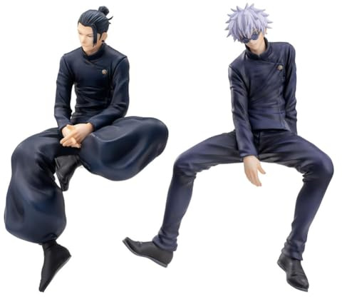 Joyes Gojo Satoru Figure Geto Suguru Noodles Figura Anime Statue Action Figure Ornamento 14 cm