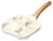 Oriental riverkit Nonstick Egg Frying Pan, 4-Cup Aluminum Omelet Pan, Breakfast Frying Pan for Cooking Eggs, Burger or Bacon, All Stoves Compatible