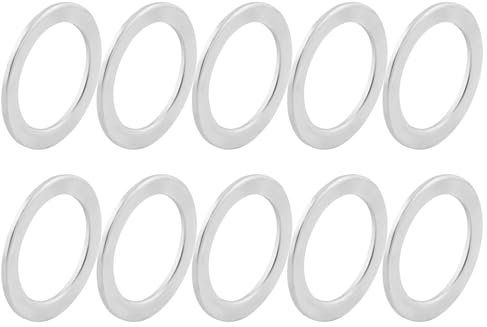 divuukyi Pedalscheiben-Set, 20 x 15 mm und 1 mm Dicke, Stahl, Pedale, Ersatz-Set für Mountainbike, 10 Stück