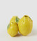 EDG Enzo De Gasperi Enzo De Gasperi Vaso Freaky 3 Limoni H 12,5 Cm L 15,5 Cm L 13,5 Cm Ceramica Waterproof Yellow